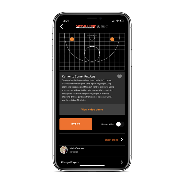 Swish Hoop - Basketball Training Shot-Tracking Technology