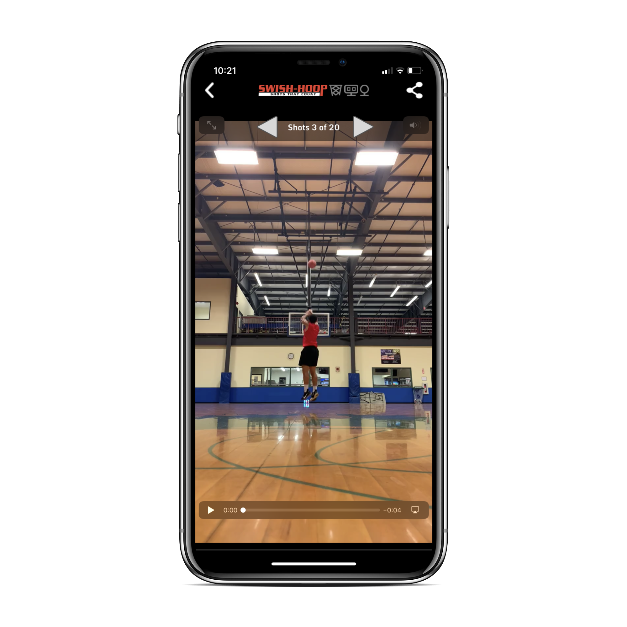 SWISH HOOP® PLAYER APP